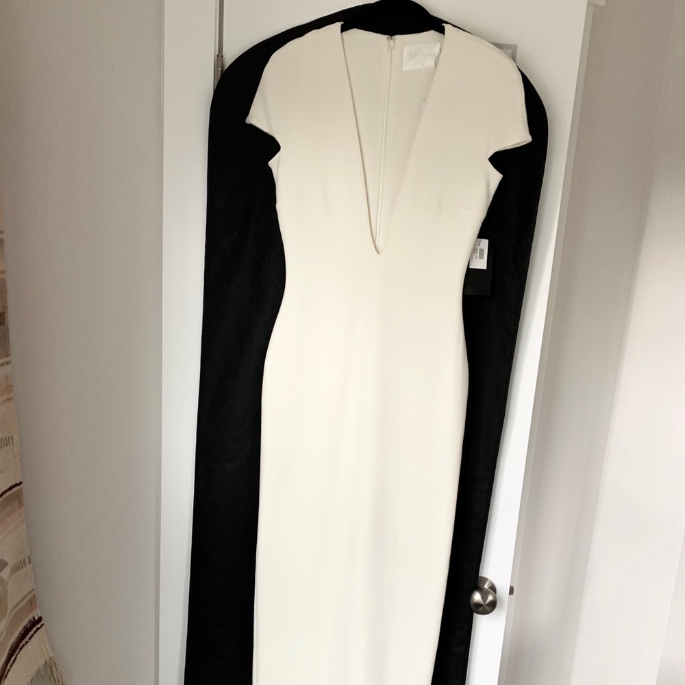 Solace London Mason stretch-crepe gown